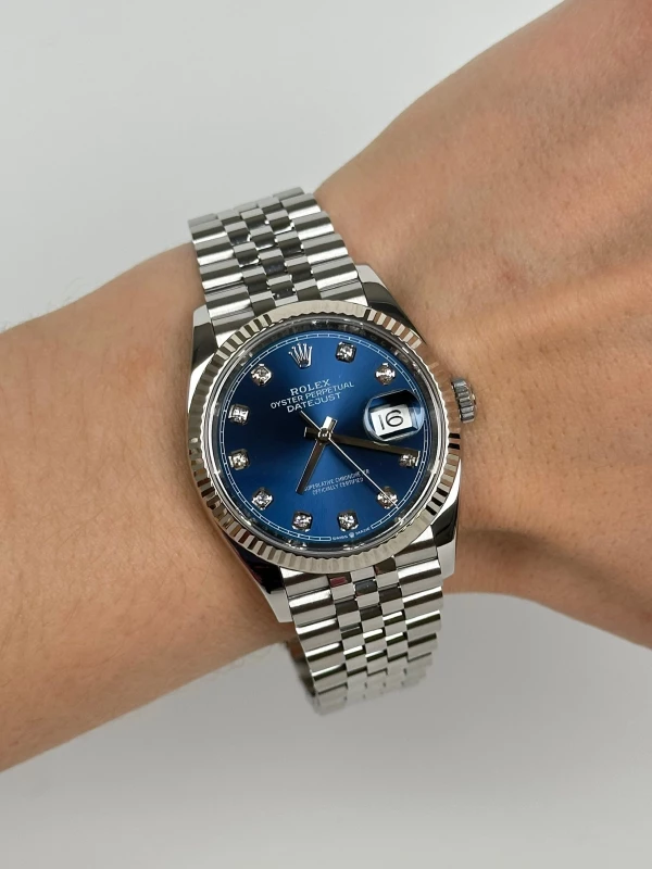 Rolex 36mm Steel and White Gold 126234-0037 7