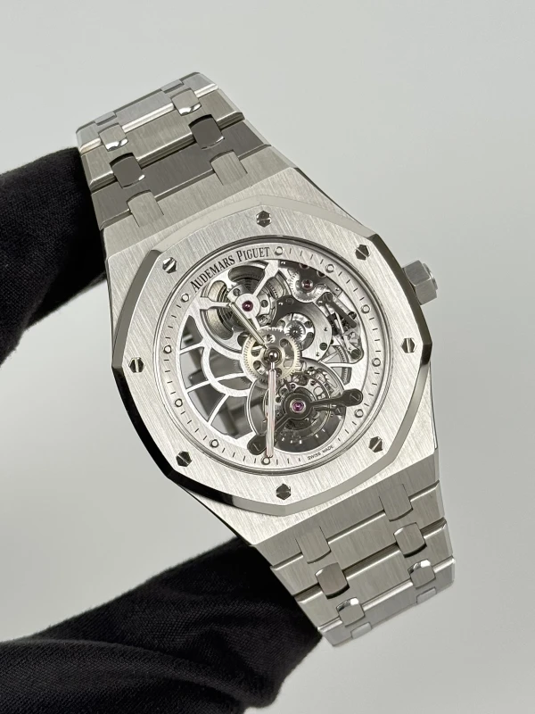 Audemars Piguet Tourbillon Extra-Thin Openworked 26518ST.OO.1220ST.01 2