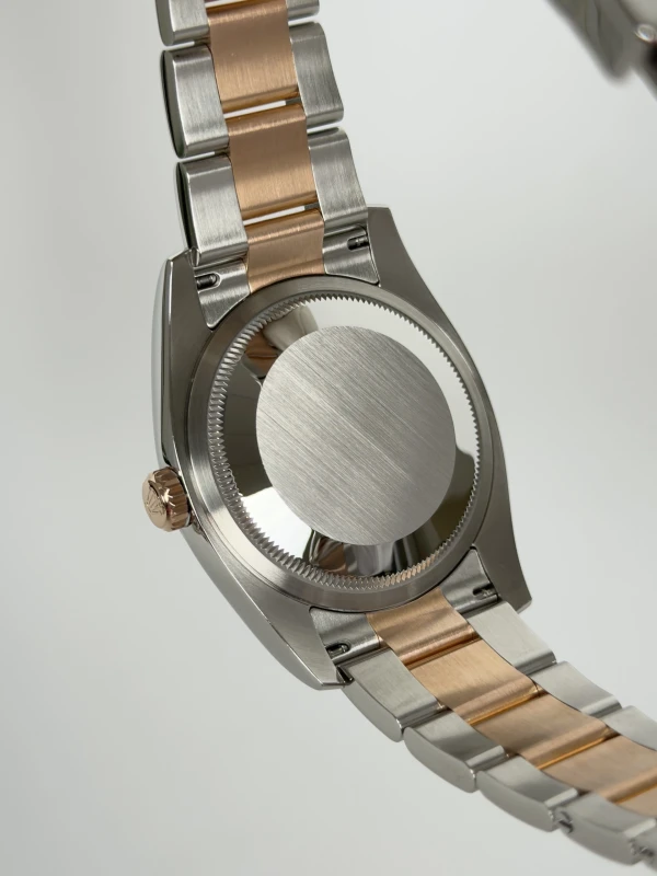 Rolex 36 MM STEEL AND EVEROSE GOLD 116201-0077 4