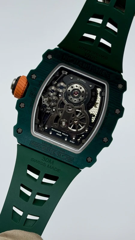 Richard Mille Green TPT Quartz Tourbillon Aerodyne RM 21-02 6