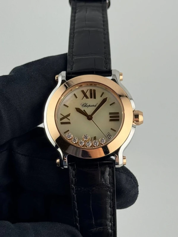 Chopard Round 36mm 7 Diamonds Edition 2 278492-9004 Black 278492-9004 Black 2