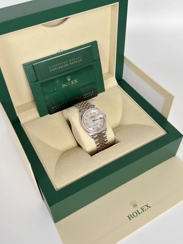 Rolex 36mm Steel and Everose Gold 126281rbr-0009 5