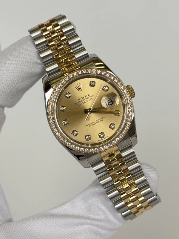 Rolex 36mm Steel and Yellow Gold 116243 chdj 2