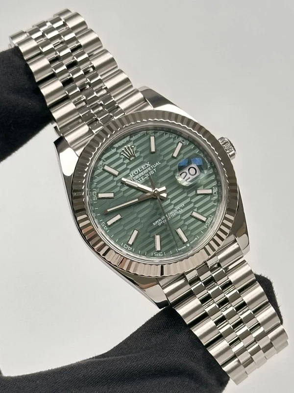 Rolex Datejust 41mm Steel and White Gold 126334-0030 2