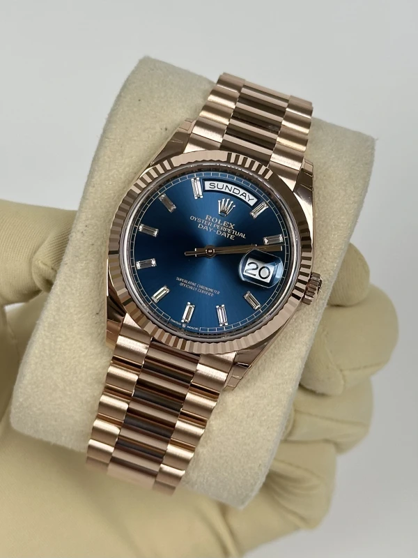 Rolex 36 MM, EVEROSE GOLD 128235-0085 3