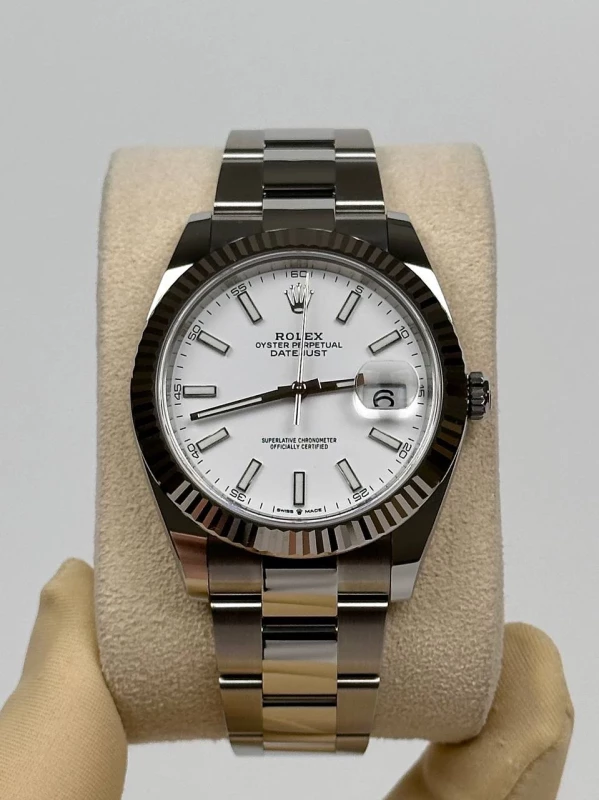 Rolex 41 mm, Oystersteel and white gold 126334-0009 изображение - 4