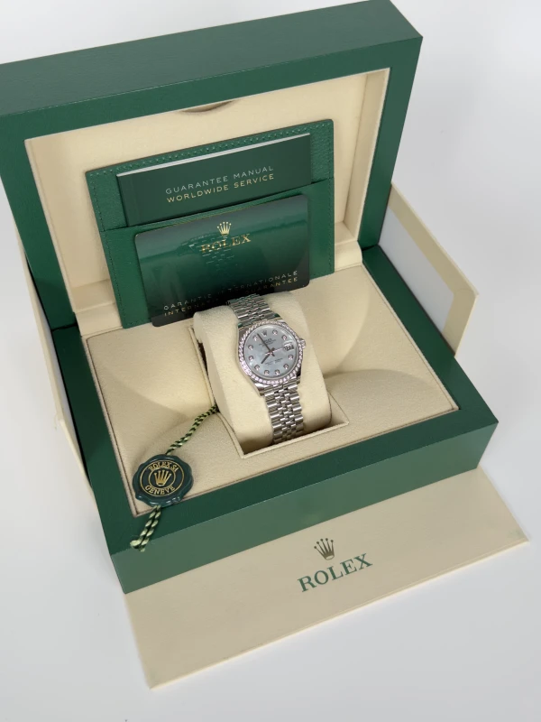 Rolex Datejust 31mm Steel and White Gold 278384rbr-0008 5