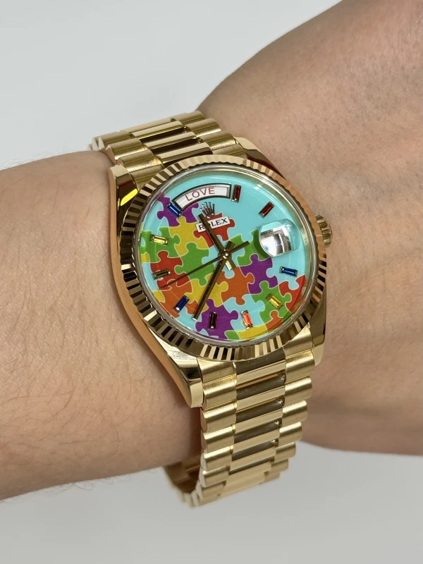 Rolex 36mm Yellow Gold 128238 puzzle 5