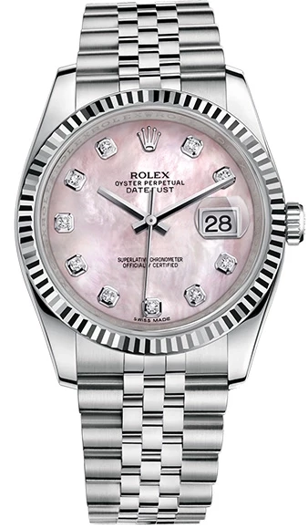 Rolex 36 mm Steel and White Gold 116234 изображение - 1