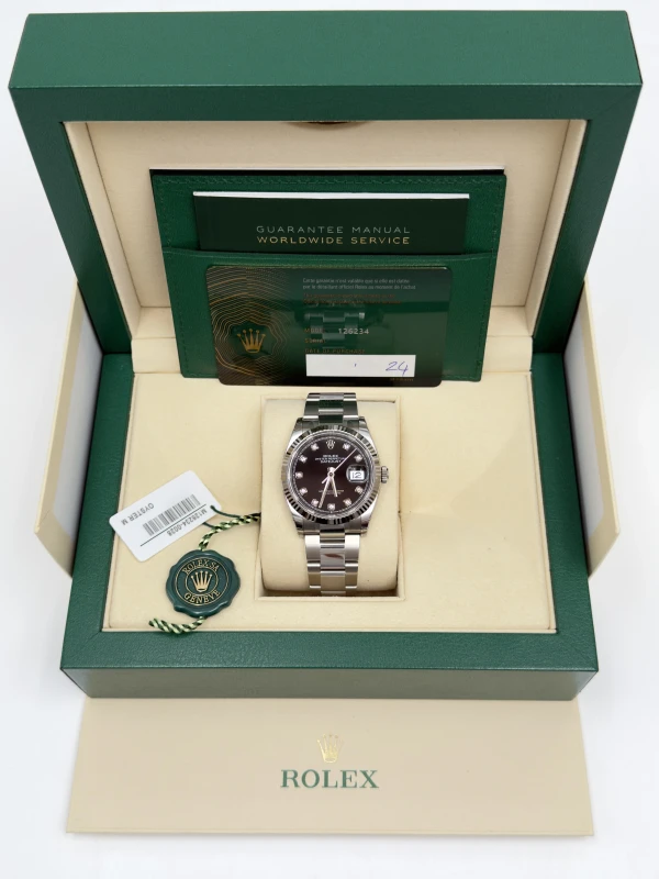 Rolex 36mm Steel and White Gold 126234-0028 7