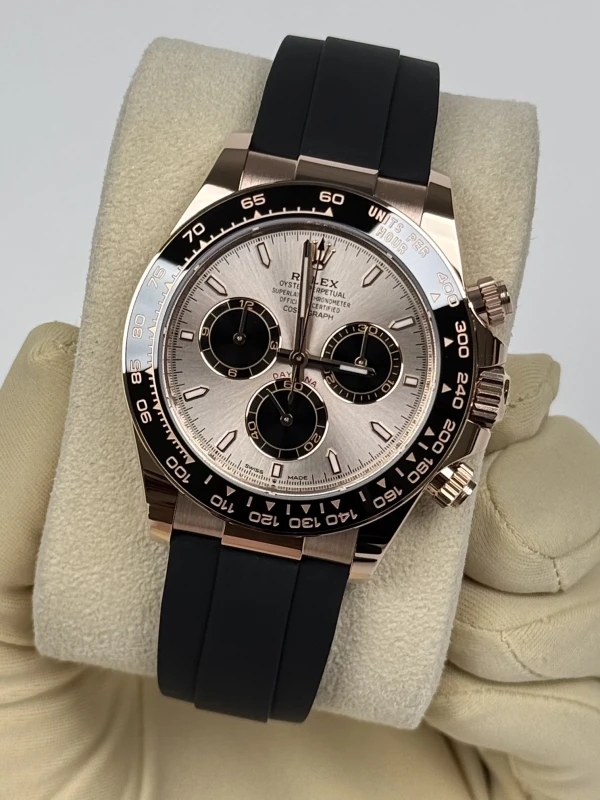 Rolex Cosmograph 40mm Everose Gold 126515ln- 4