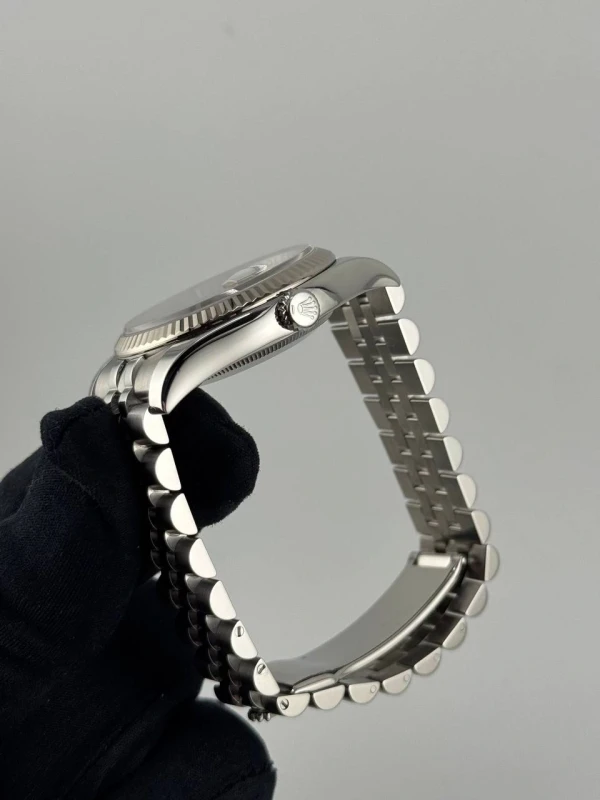 Rolex 36mm Steel and White Gold 116234 9