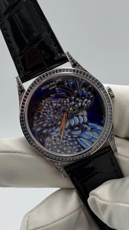 Patek Philippe Cloisonne Cacatoes Blue 5077/214G-001 3