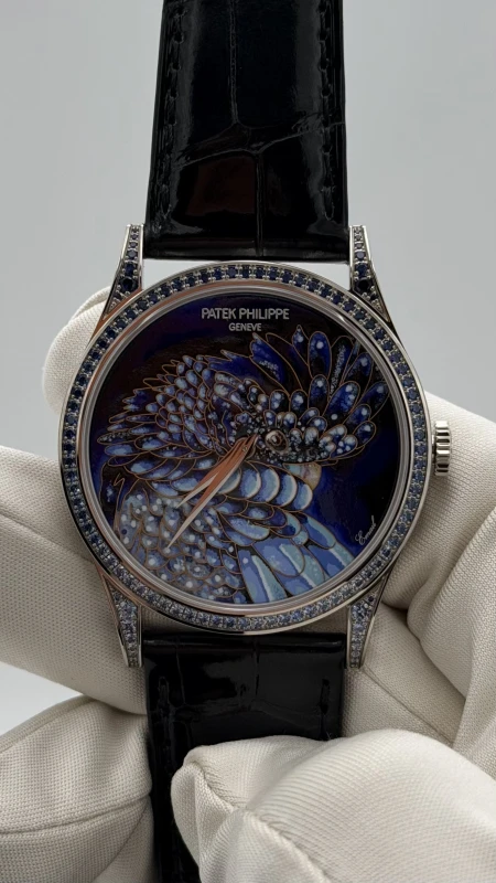 Patek Philippe Cloisonne Cacatoes Blue 5077/214G-001 2