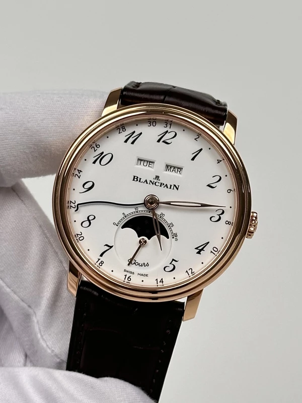 Blancpain Moon Phase Complete Calendar "8 Jours" 6639A-3631-55B 4