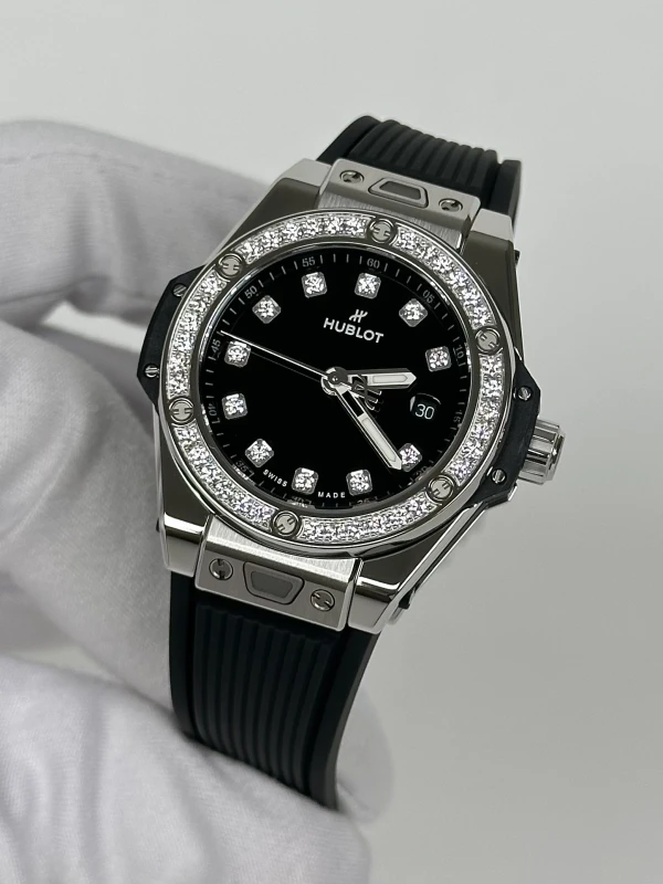 Hublot ONE CLICK STEEL DIAMONDS 485.SX.1270.RX.1204 4
