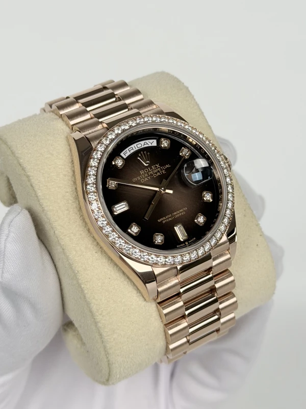 Rolex 36mm Everose Gold 128345rbr-0040 3