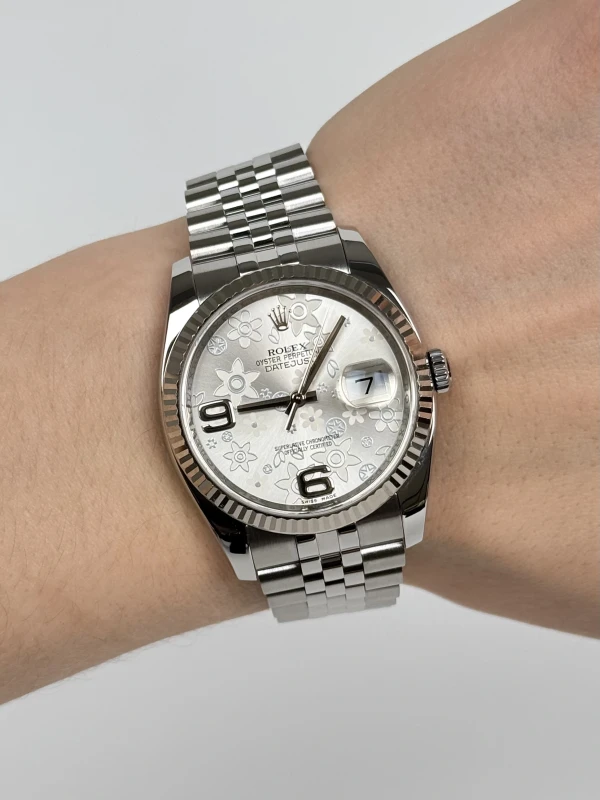Rolex 36 mm, steel and white gold 116234-0118 7