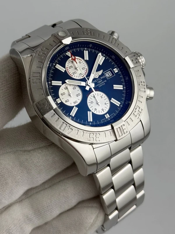 Breitling Super Avenger II Steel - Mariner Blue A13371111C1A1 3