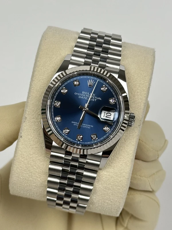 Rolex 36mm Steel and White Gold 126234-0037 4