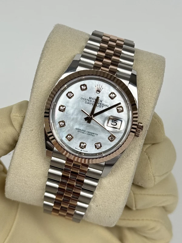 Rolex 36mm Steel and Everose Gold 126231-0021 3