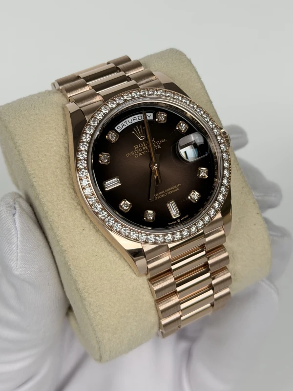 Rolex 36mm Everose Gold 128345rbr-0040 2