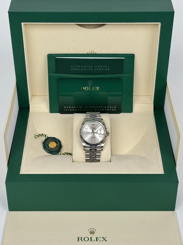 Rolex 36mm Steel and White Gold 126234-0013 5