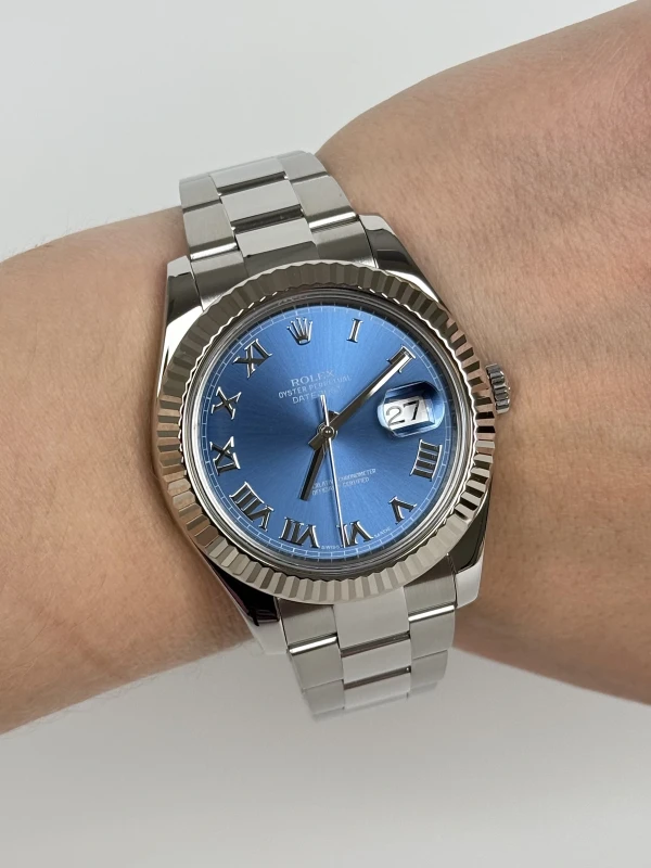 Rolex  II 41mm Steel and White Gold 116334 blro 116334-0004 8