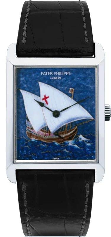 Patek Philippe Rare Handcrafts with Cloisonné Enamel Barque 5076P Set 4
