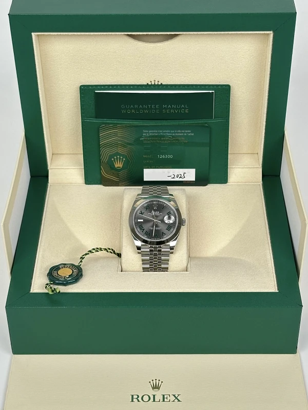 Rolex DATEJUST 41MM STEEL 126300-0014 5