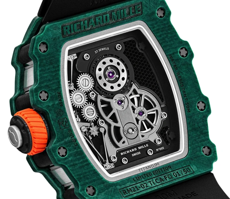 Richard Mille Green TPT Quartz Tourbillon Aerodyne RM 21-02