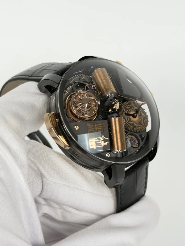 Jacob & Co Opera Godfather Musical Watch Black DLC OP110.21.AG.AB.A 3