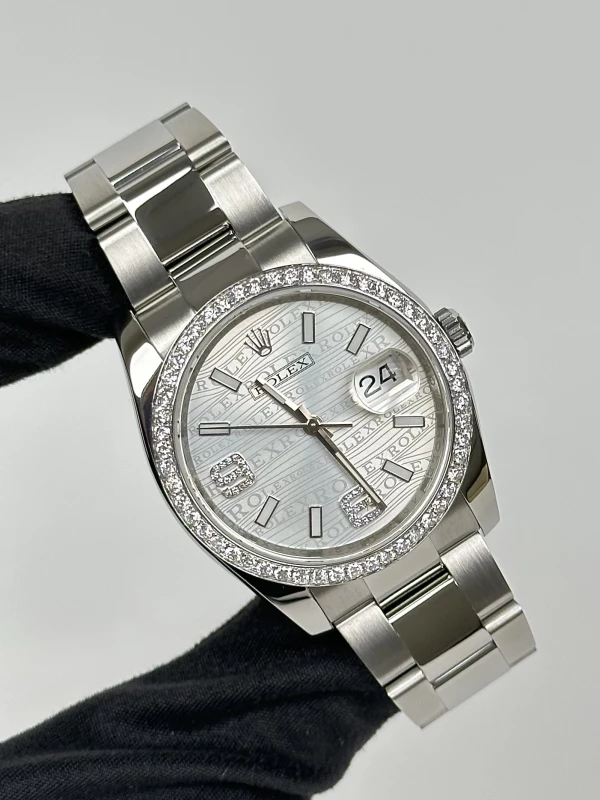 Rolex 36mm Steel and White Gold 116200FIX 2