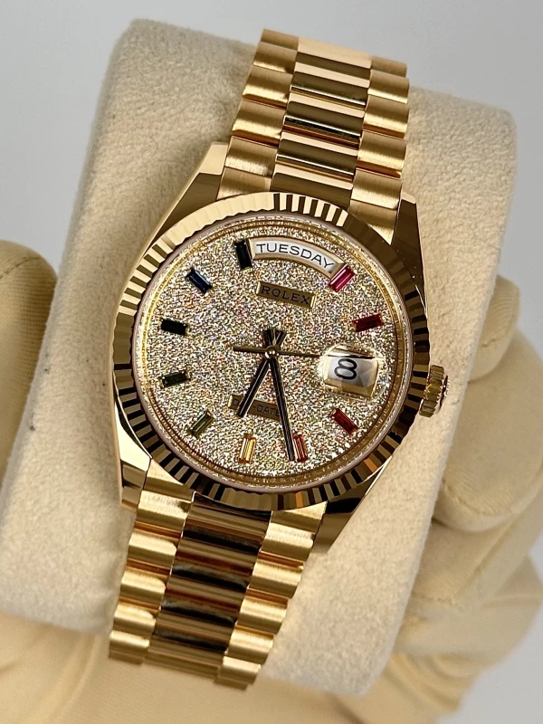 Rolex 36 mm, yellow gold 128238-0051 4