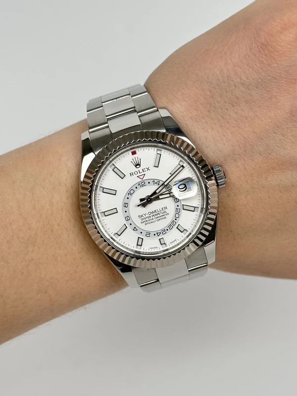 Rolex 42 mm, steel and white gold 326934-0001 8