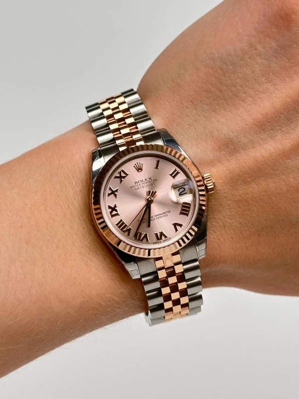 Rolex 31mm Steel and Everose Gold 178271-0068 8