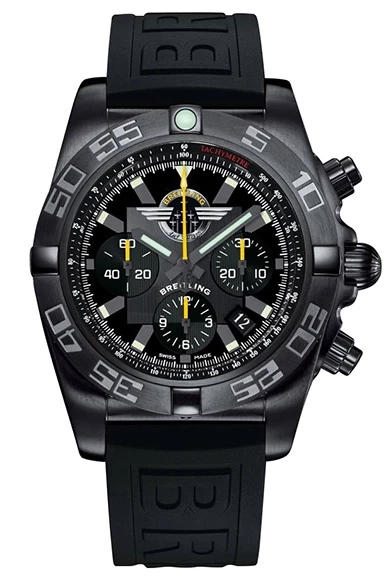 Breitling 44 Blacksteel Military Jet Team Limited Edition MB01109L/BD48/109W/M20BASA.1 изображение - 1