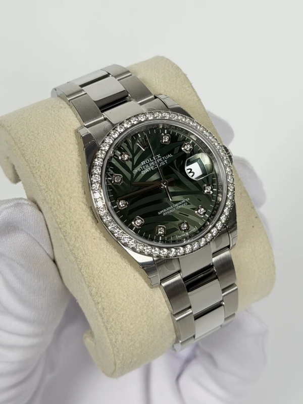 Rolex Datejust 36mm Steel and White Gold 126284rbr-0048 2