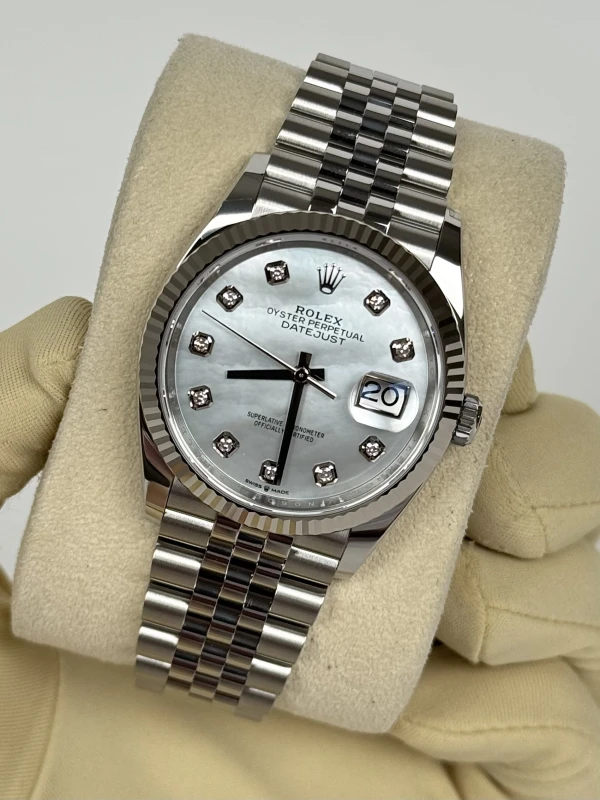Rolex 36mm Steel and White Gold 126234-0019 3