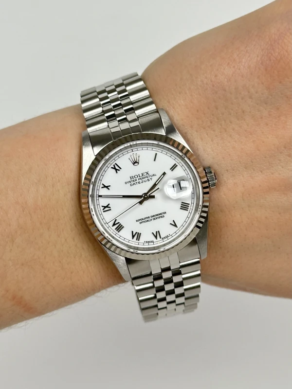 Rolex White Roman 16234 7