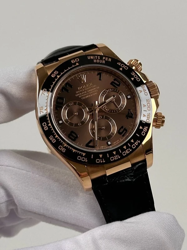 Rolex Cosmograph 40mm Everose Gold 116515 Chocolate Brown 3