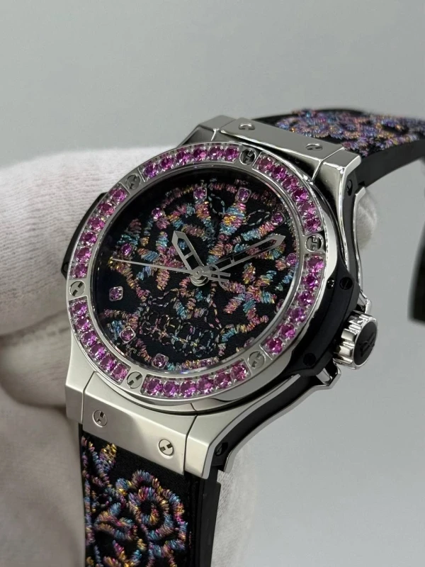 Hublot Broderie Sugar Skull Stee 343.SS.6599.NR.1233 6