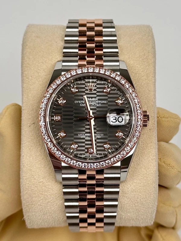 Rolex Datejust 36mm Steel and Everose Gold 126281rbr-0029 2
