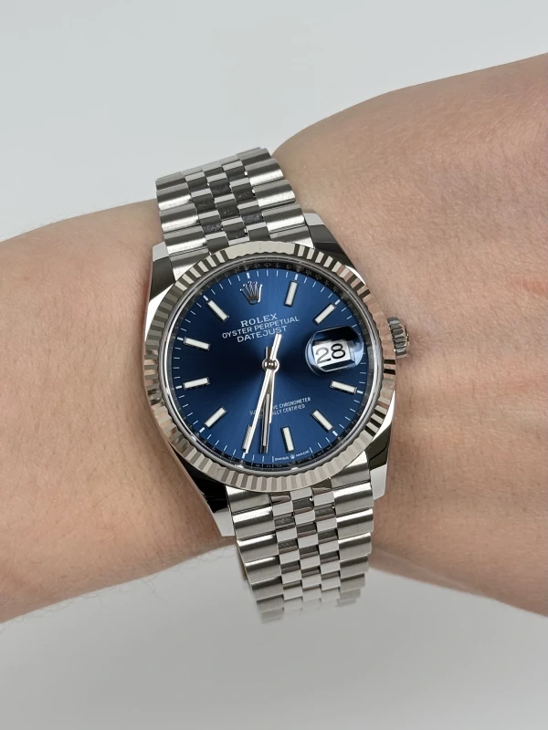 Rolex 36mm Steel and White Gold 126234-0017 8
