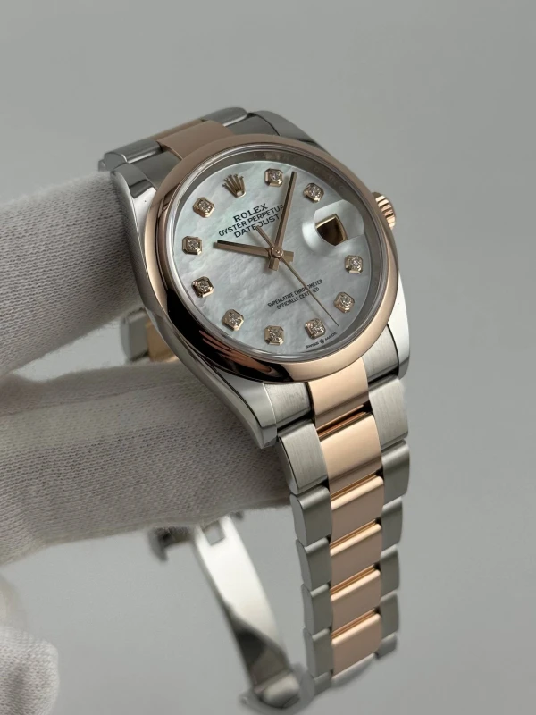 Rolex Datejust 36mm Steel and Everose Gold 126201-0022 5