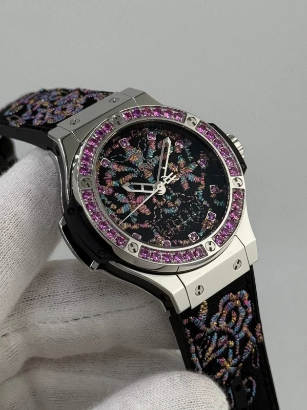 Hublot Broderie Sugar Skull Stee 343.SS.6599.NR.1233 3