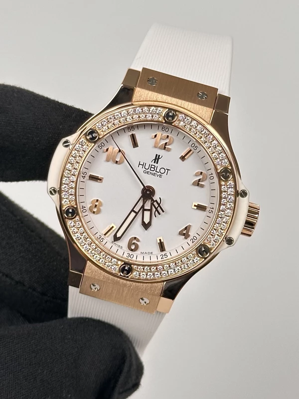Hublot Gold White Diamonds 38 mm  361.PE.2010.RW.1104 4