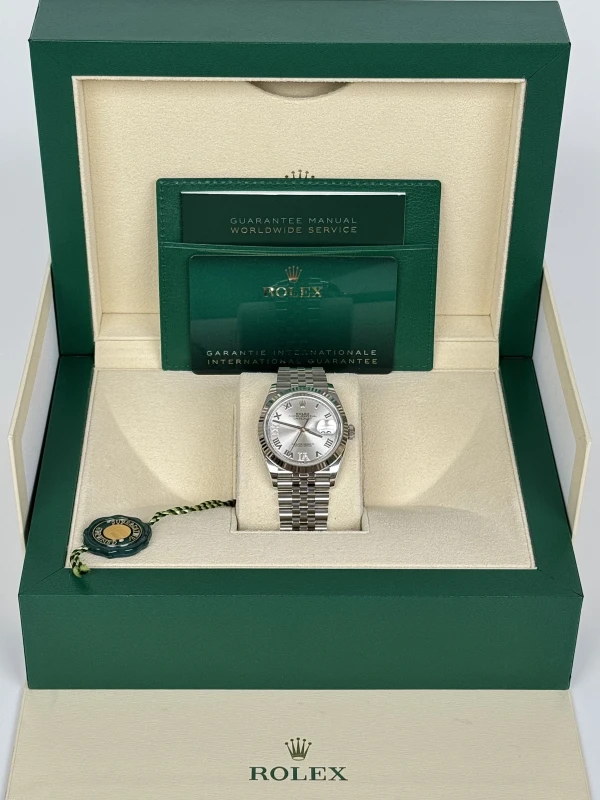 Rolex 36mm Steel and White Gold 126234-0029 5