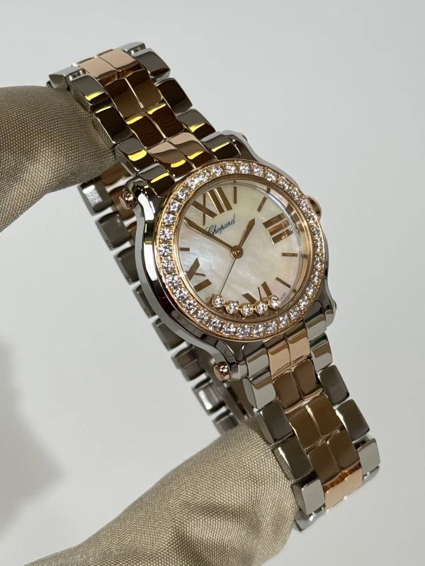 Chopard Happy Sport Round 30mm 5 Diamonds Edition 2  278509-6005 2