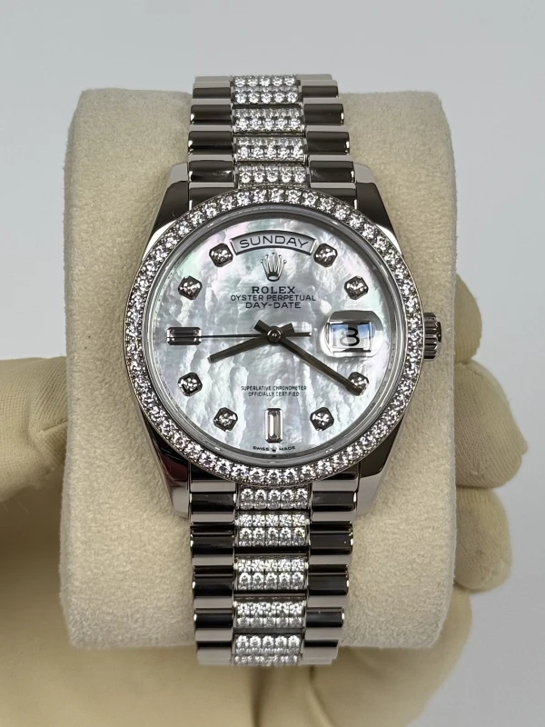 Rolex 36mm White Gold 128349RBR 2